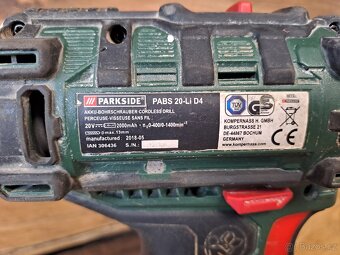 Aku nářadí PARKSIDE - 8
