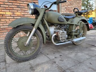 Ural,Dněpr MW 750 vojenský s poháněnou sajdou - 8