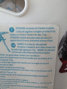 Dětská jídelní židlička Chicco - 8