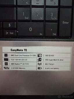 Prodám Ntb Packard Bell - 8