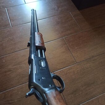 Opakovací pumpa COLT Lightning 1884 ve 44-40 první model TOP - 8