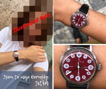 Československé Retro Vintage hodinky PRIM Berušky zo 70. rok - 8