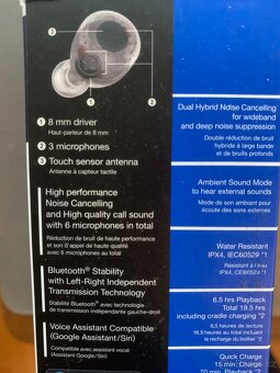 Bluetooth sluchátka špunty Panasonic - 8