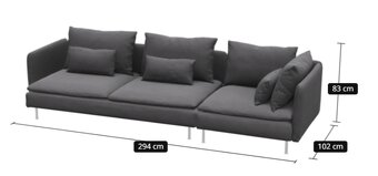 Modulová pohovka IKEA SÖDERHAMN ( ještě 5 let záruka) - 8