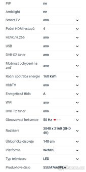 TV - LG 55" Smart TV, LED, - 8