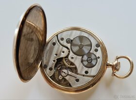 Pánské zlaté kapesní hodinky 14K - 8