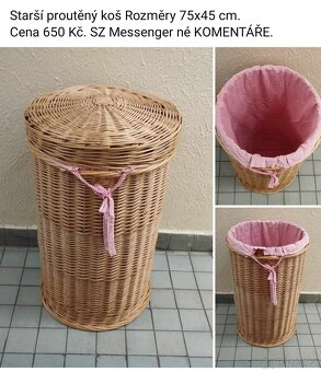 Koše a košíky viz fota. Ceny viz fota. - 8