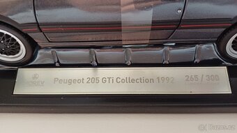 2x Norev 1/18 Peugeot 205 GTi šedá grafit limit 300 ks / bíl - 8