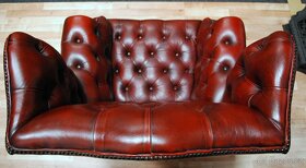 CHESTERFIELD-LEATHER-HIGH/BACK/WING CHAIR - 8
