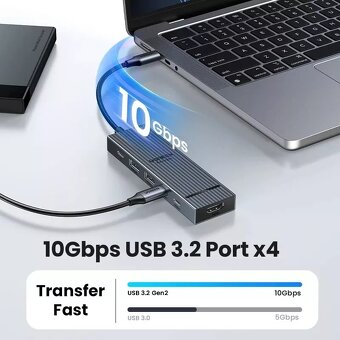 UGREEN USB C HUB dokovací stanice - 8