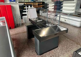 Pokladní boxy bez pojizdného pásu, úžký/široký skluz - 8