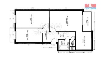 Pronájem bytu 3+1, 72 m², Dobruška, ul. Na Budíně - 8