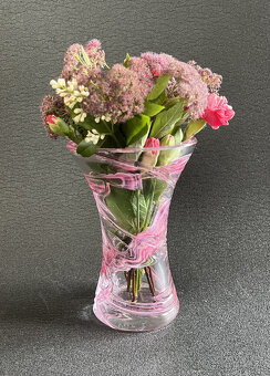 Ruckl Křišťálová váza 15 cm, strukturované sklo - 8