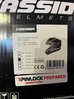 Přilba Cassida integral turbohead  57-58,,M - 8