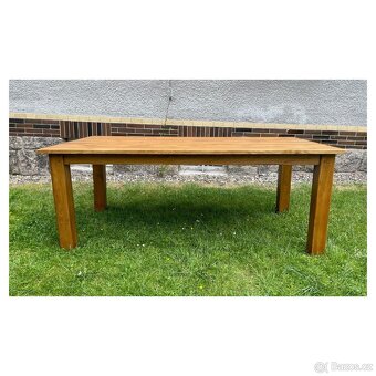 Dubový jídelní stůl Nick – masiv 200x100 cm - 8