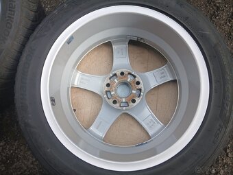 Prodám sadu ALU kol Borbet 215/55R17 zimní - 8