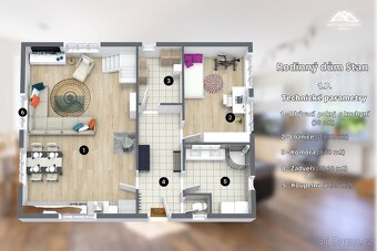 Prodej rodinného domu 4+kk, 461 m2, Vítanov - Stan - 8