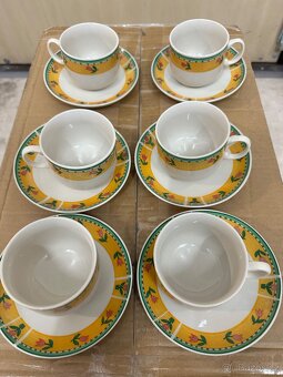 Sada hrnečků s podšálky Vier Jahreszeiten - 8