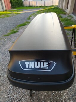 THULE PACIFIC 500 ČERNÝ MATNÝ,STŘEŠNÍ BOX,RAKEV,TOP STAV - 8
