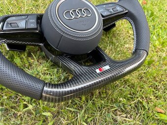 AUDI KARBON ŠPORTOVÝ ZKOSENY VOLANT - 8