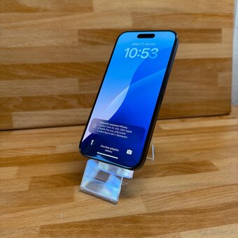 iPhone 15 Pro 256GB, modrý Titan, eSIM (rok záruka) - 8