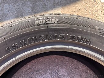 4x 185/55R15 86H, KUMHO ECOWING ES01, LETNÍ, NOVÉ - 8