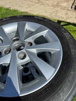 Prodám sadu kol Škoda Citigo 165/70 R14 – originální disky - 8