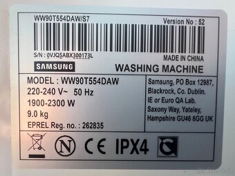 Nová pračka Samsung - 8
