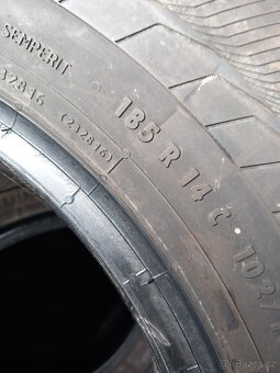 185R14C LETNÍ PNEUMATIKY JAKO NOVÉ - 8