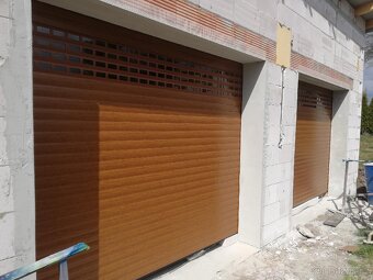 Garážová rolovací vrata zateplené 77mm lamely možno montáž - 8