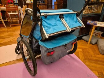 Thule chariot cross double + jogging set + ski set - 8