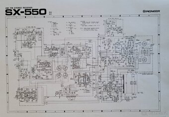 Zesilovač - receiver Pioneer SX-550 - 8