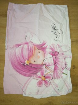 Dívčí dětské povlečení do postýlky Růžové 95 x 120 cm - 8