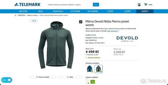 Merino mikina Devold Nibba Merino Jacket Man - 8