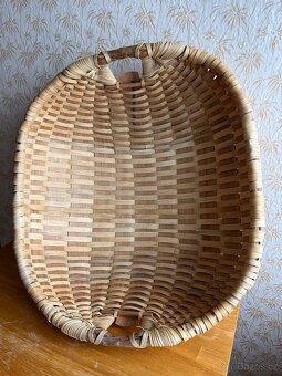 Extra velký proutěný koš (74 cm) – s drobnou vadou - 8