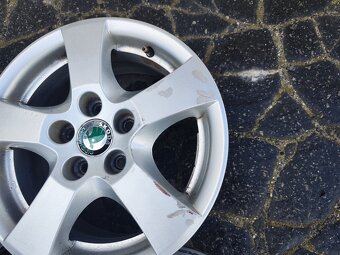 14"alu sada disků Sprint 5x100 origo Škoda Fabia Roomster - 8