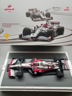 2x F1 SAUBER ALFA ROMEO C40 2021 KIMI RAIKKONEN SPARK 1:18 - 8