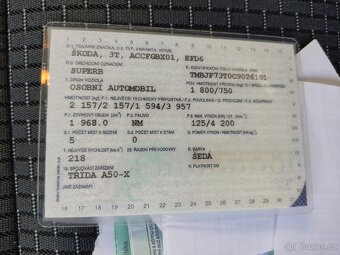 Prodám Škoda Superb combi 2.0 125kw DSG - 8