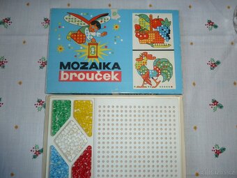 Retro mozaika Brouček Kovozávody Semily 1981 - 8