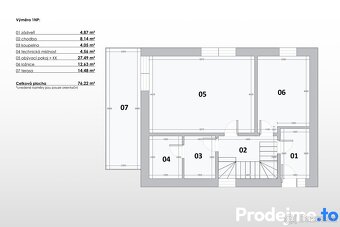 Prodej rodinného domu č. 6 - 5+kk, 116 m2 - Beřovice - 8