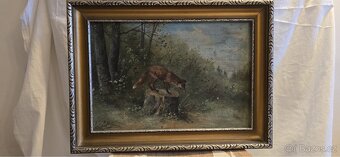 Obraz Liška na lovu - F. Hoffmann - 8