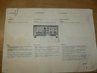 Tesla BM529 zkoušeč tranzistorů - 8