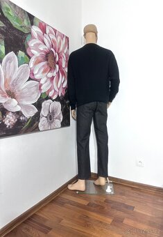 Hedvábné Kašmírový svetr Vel L-XL - 8