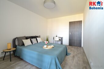 Pronájem novostavby bytu 2+kk s lodžií a parkovacím stáním v - 8
