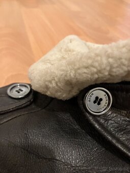 Kožená damská bunda Burbery - 8