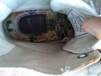 Originál kožené boty Nike bílé. - 8