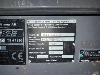 Kolový otočný bagr VOLVO 150E - 8