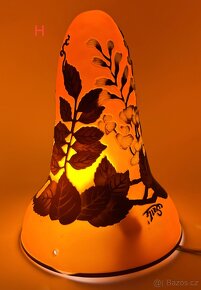 Reprodukce gallé lampy do lustru nebo stolní lampičky - 8