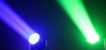 7x40W Hlava Bee Eye LED RGBW Wash Zoom Moving Head DMX - 8