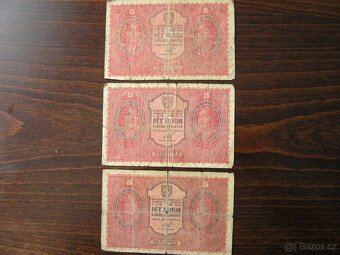 ČESKOSLOVENSKÁ BANKOVKA: 5-KORUNA -1919 - 8